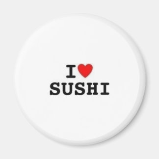 I Heart Sushi Magnet