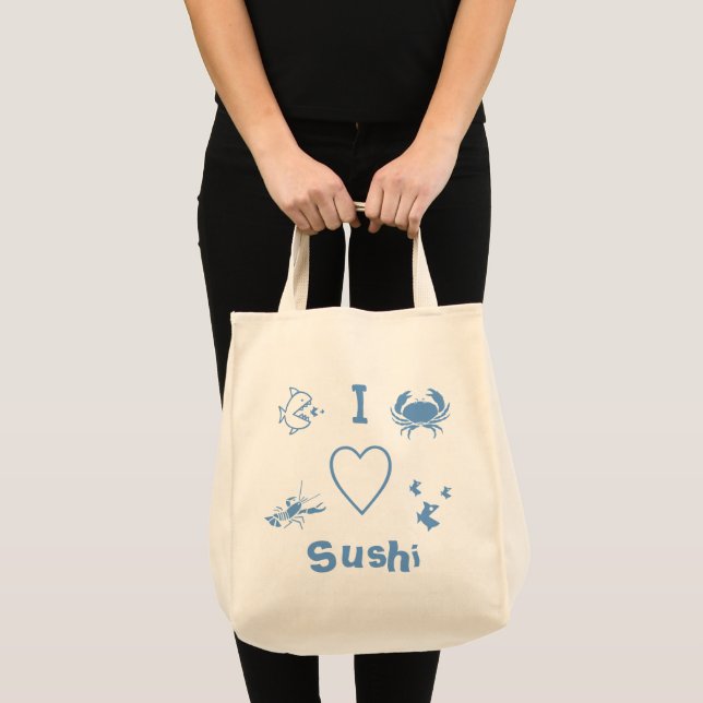 I Heart Sushi Tygkasse (Framsida (produkt))