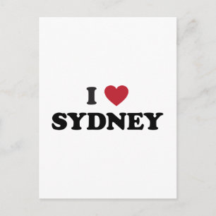 I Heart Sydney Australia Vykort