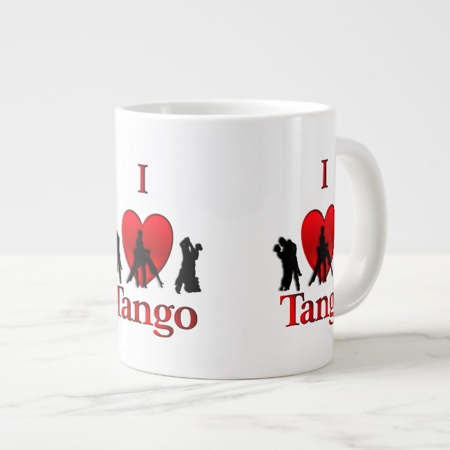 I Heart Tango Jumbo Mugg (Framsida höger)