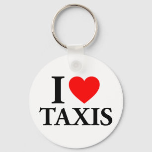 I Heart Taxi Nyckelring