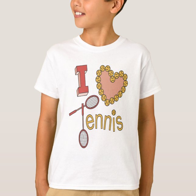 I Heart Tennis T-shirt (Framsida)
