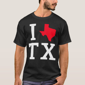 I Heart Texas I Kärlek Texas Premium T-Shirt