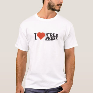 I Heart the Free Press Herr T-Shirt