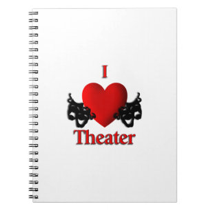 I Heart Theater Anteckningsbok