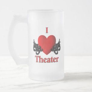 I Heart Theater Frostat Ölglas