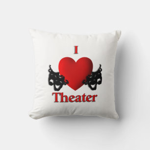 I Heart Theater Kudde