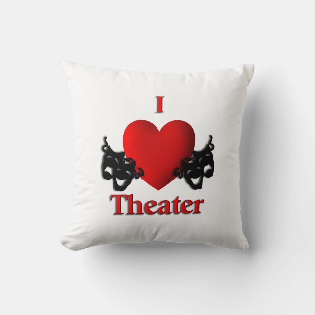 I Heart Theater Kudde (Framsida)