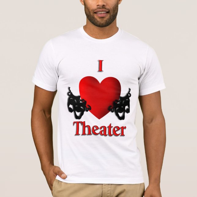 I Heart Theater T Shirt (Framsida)