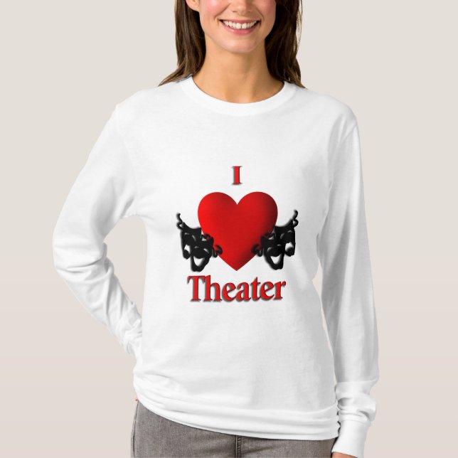 I Heart Theater Tee Shirt (Framsida)
