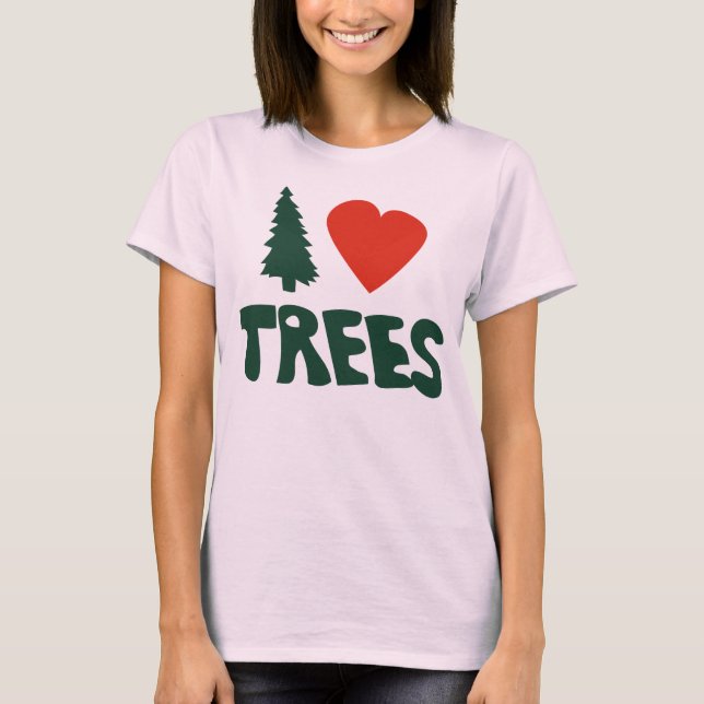 I Heart Träd Tee Shirt (Framsida)