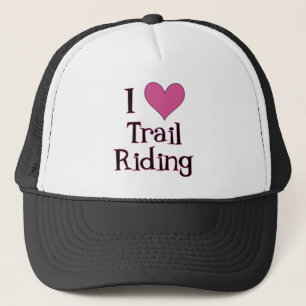 I Heart Trail Riding Truckerkeps