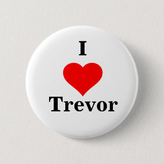 I Heart Trevor Button Knapp