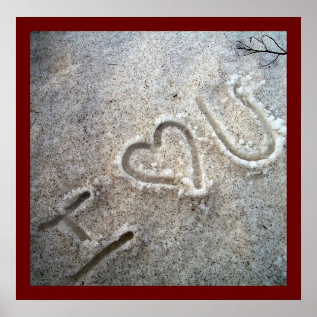 I Heart U Poster (Framsidan)