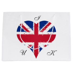 I Heart UK England British Flagga