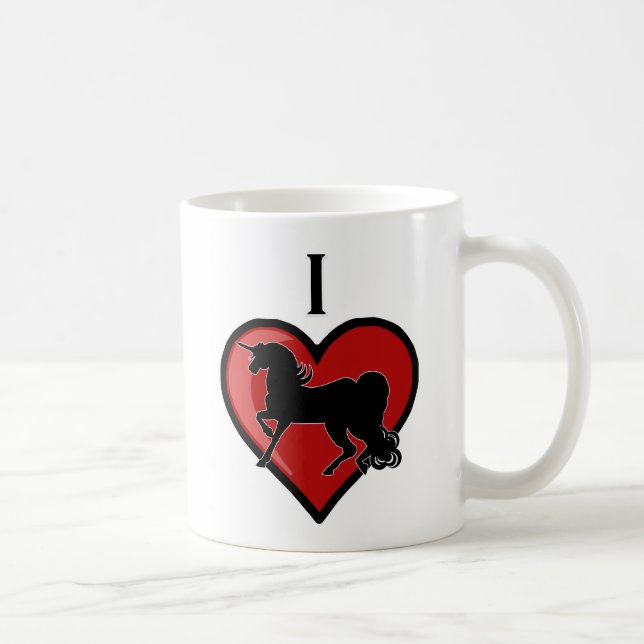 I Heart Unicorns Kaffemugg (Höger)