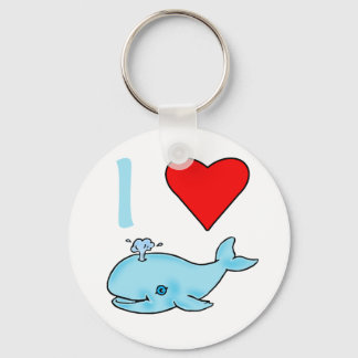 I Heart Whales Products Nyckelring