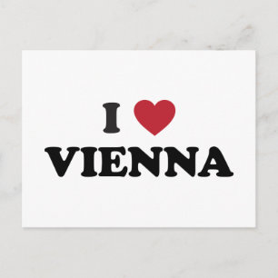I Heart Wien Österrike Vykort