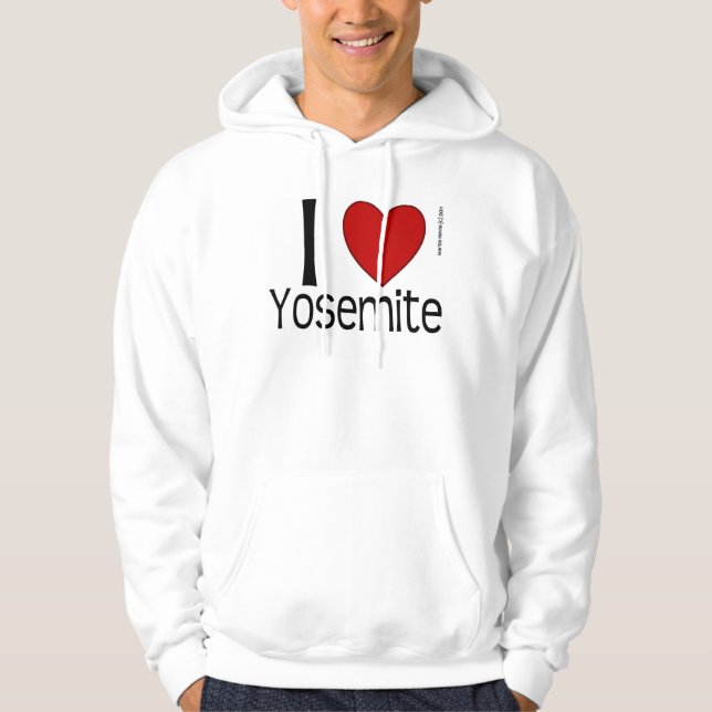 I Heart Yosemite Shirt Sweatshirt (Framsida)