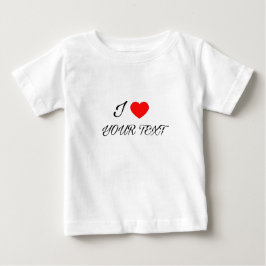 I heart Your Text T Shirt