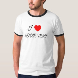 I heart Your text T Shirt