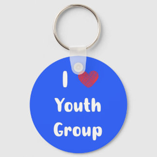 I Heart Youth Group Keychain Nyckelring