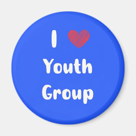 I Heart Youth Group Magnet