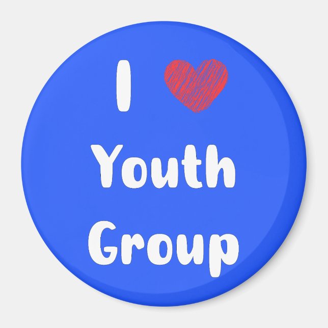 I Heart Youth Group Magnet (Framsidan)