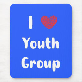 I Heart Youth Group Mousepad Musmatta