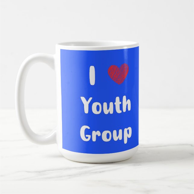 I Heart Youth Group Mugg (Vänster)