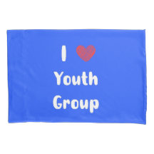 I Heart Youth Group Pillowcase
