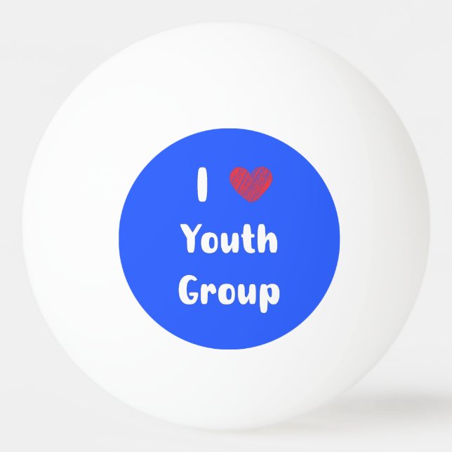 I Heart Youth Group Ping Pong Boll (Framsidan)