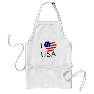 I HeartFlag USA APRCN Förkläde