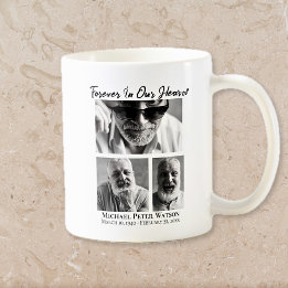 I Hearts Pappa Grandpa Memorial Kaffemugg