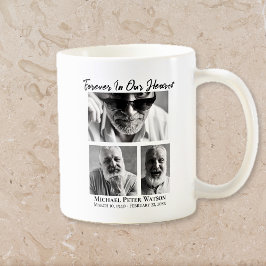 I Hearts Pappa Grandpa Memorial Kaffemugg