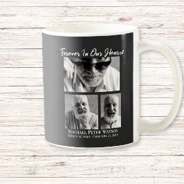 I Hearts Pappa Grandpa Memorial Kaffemugg