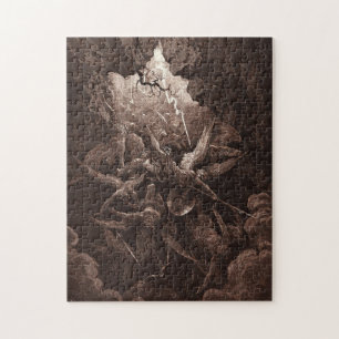 I helvetets mun var Gustave Dore från början Pussel