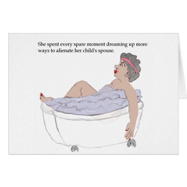 I henne extra- tid…., hälsningskort (Framsidan Horizontal)