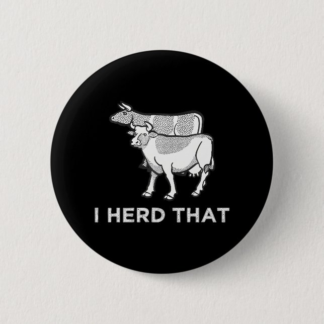 I Herre Tha Farm Cow Dairy Farming Knapp (Framsida)