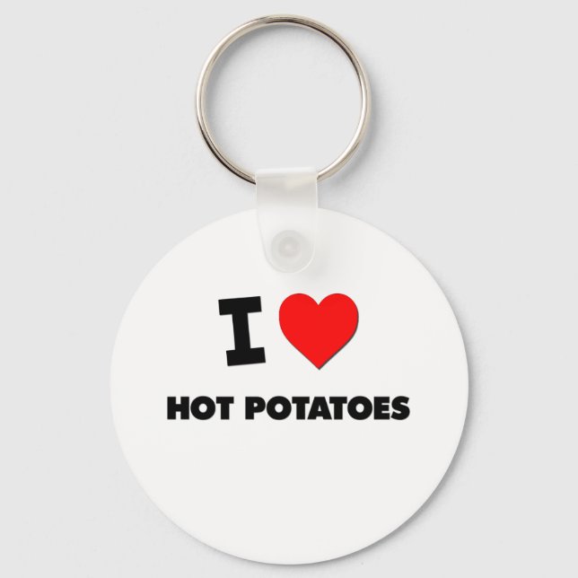 I Hett Kärlek Potatis Nyckelring (Framsida)