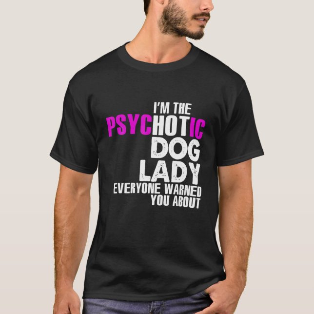 I Hetten Hund Dam, Lena Hundar Älskare T Shirt (Framsida)