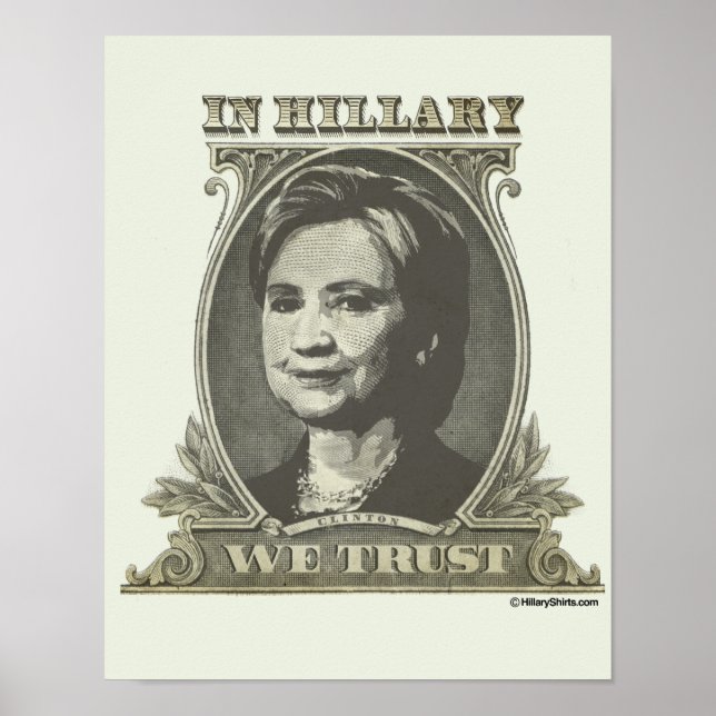 I HILLARY FÖRTROR VI POSTER (Framsidan)