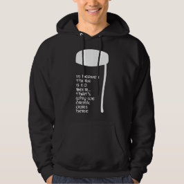 I himlen finns det ingen öl hoodie