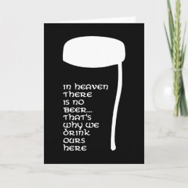 I himlen finns det ingen öl kort