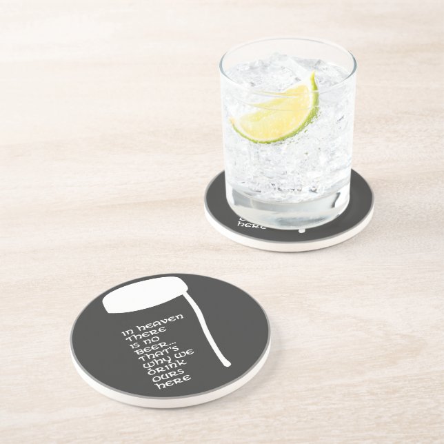 I himlen finns det ingen öl underlägg (Sidan)