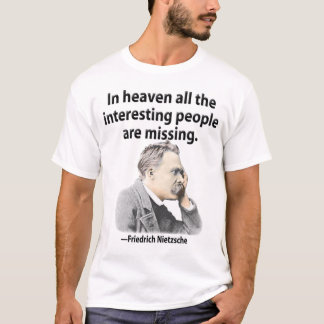 I himmel är alla intressant folk felande tee shirt