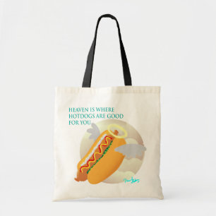 I himmel är hotdogs bra för dig tygkasse