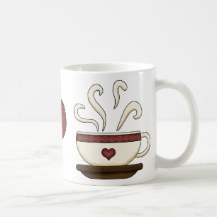 I [Hjärt] Kaffe Mugg