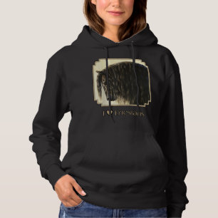I Hjärt (Kärlek) Friesianerna BeSnygg Black Draft T Shirt