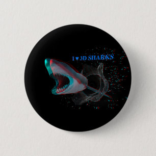I Hjärta 3D-hajar Knapp